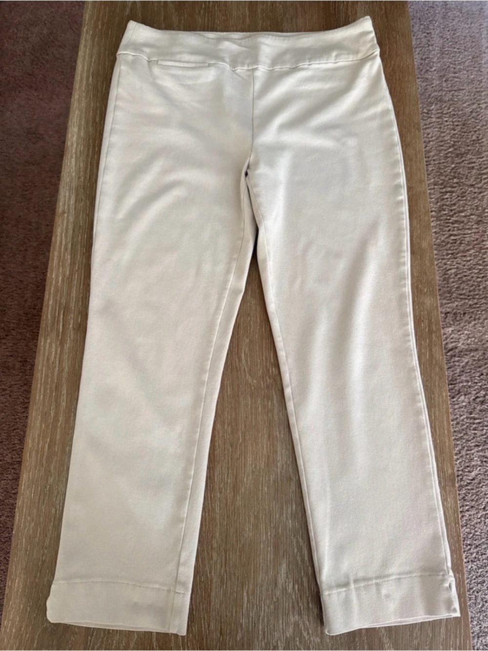 Lyssé Tate Pocket Ankle Pant Style 2129 Tan/Beige Size XL